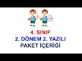 4.sınıf 2.dönem 2.yazılı Paketi