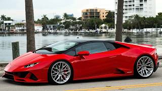 POV LEAVING MIAMI BEACH IN MY LAMBORGHINI HURACAN EVO...