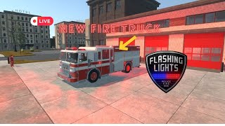 Flashing Lights Fire Update New FIRE ENGINE