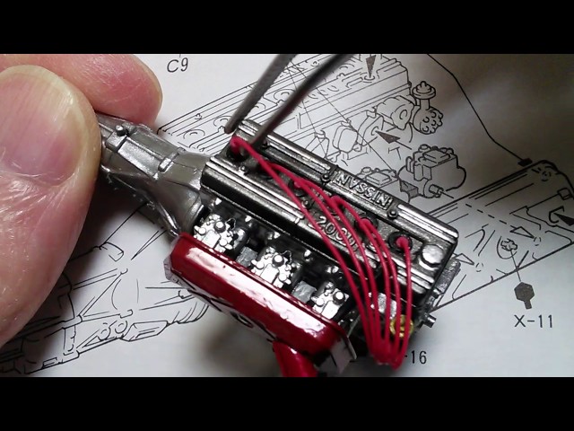 タミヤ 1/24 ハコスカのエンジン - YouTube