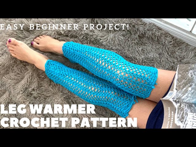 The Lace Crochet Leg Warmers PATTERN