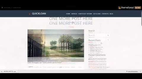 QuickLoan   Responsive Wordpress One Page Theme +Download Link