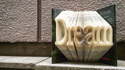 ブックフォールディング BOOK FOLDING TIME-LAPSE【Dream】