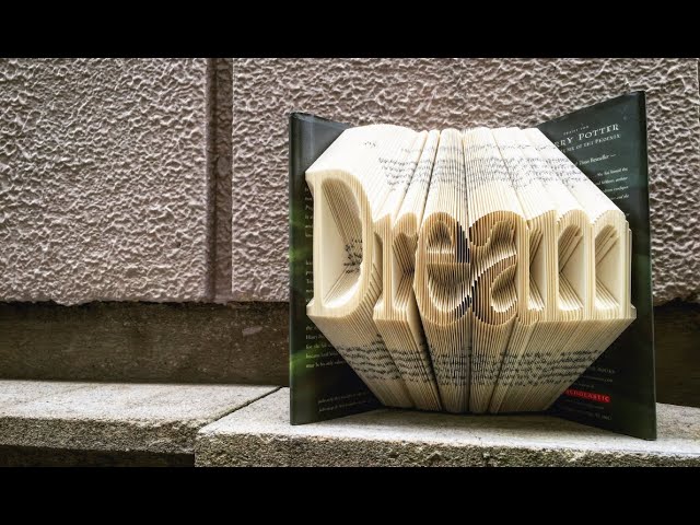 【オーダーメイド】ブックフォールディング ブックフォールディング BOOK FOLDING TIME-LAPSE【Dream】 - YouTube