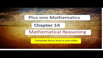 Chapter 14 -Mathematical Reasoning
