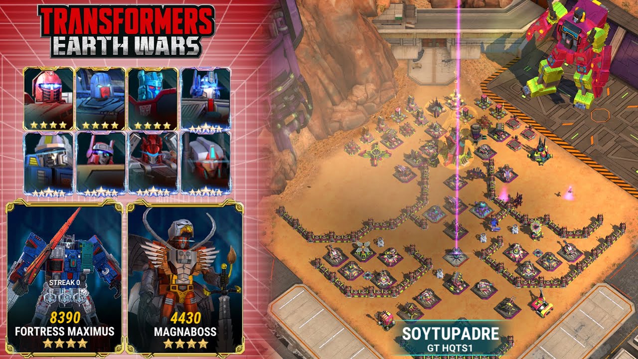 Transformers Earth Wars Warpath Vs. Soytupadre (G1 HQTS1) YouTube