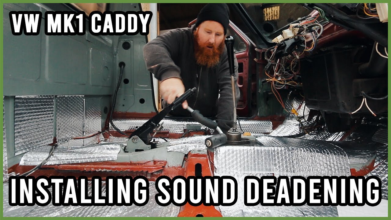 УСТАНОВКА ШУМОИЗОЛЯЦИИ В АВТОМОБИЛЕ MK1 CADDY - (С проведением сравнительных испытаний по звуку)