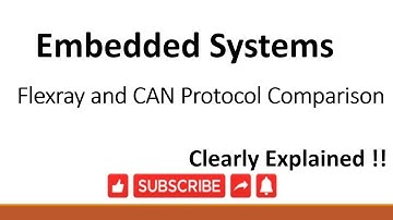 [ES-EN-52]Flexray and CAN Protocol Comparison || CAN vs Flexray