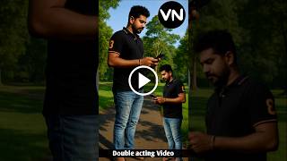 One Person, Two Characters | Creative Split-Screen Acting #vn #videoediting