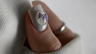 🦋 3D дизайн ногтей / Нежный весенний маникюр
