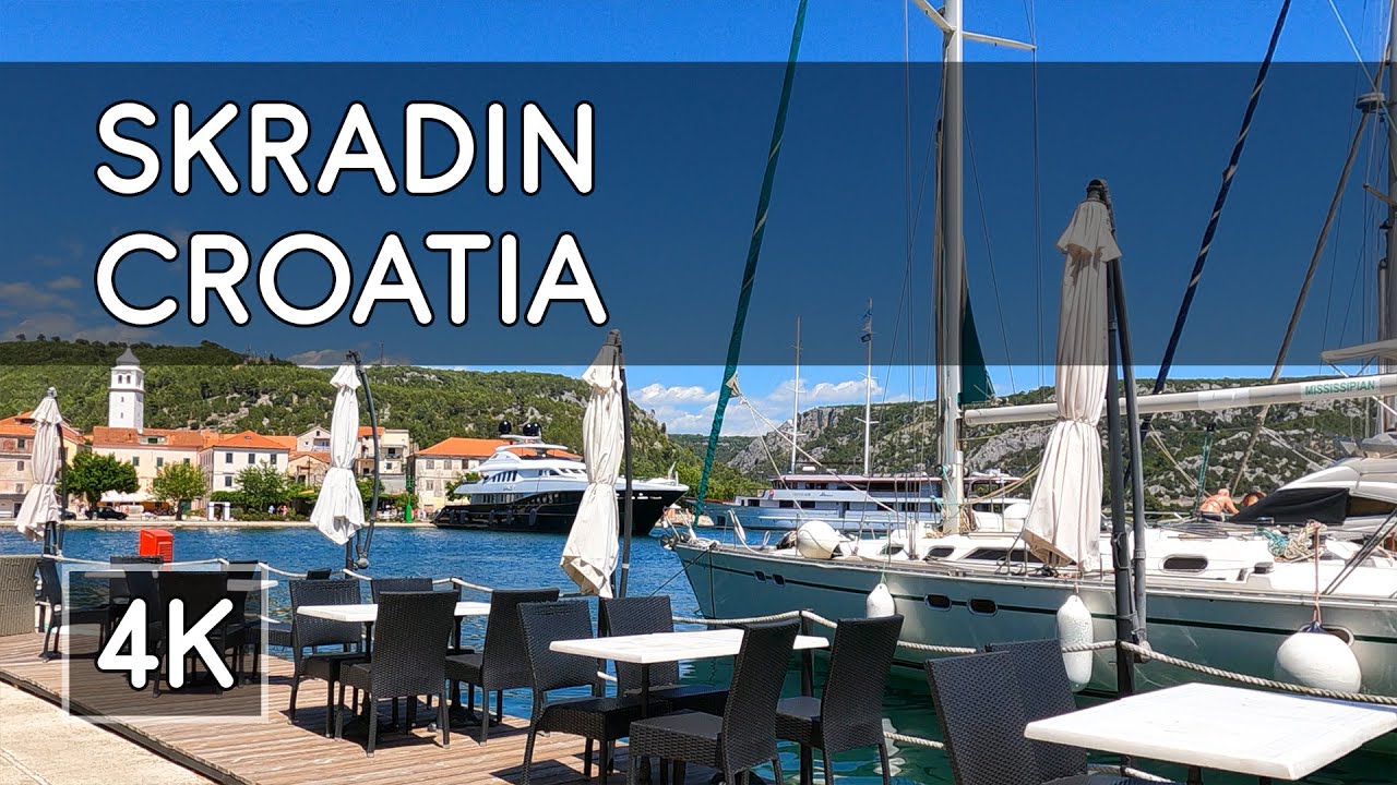 Walking Tour: Skradin, Croatia - 4K UHD Virtual Travel