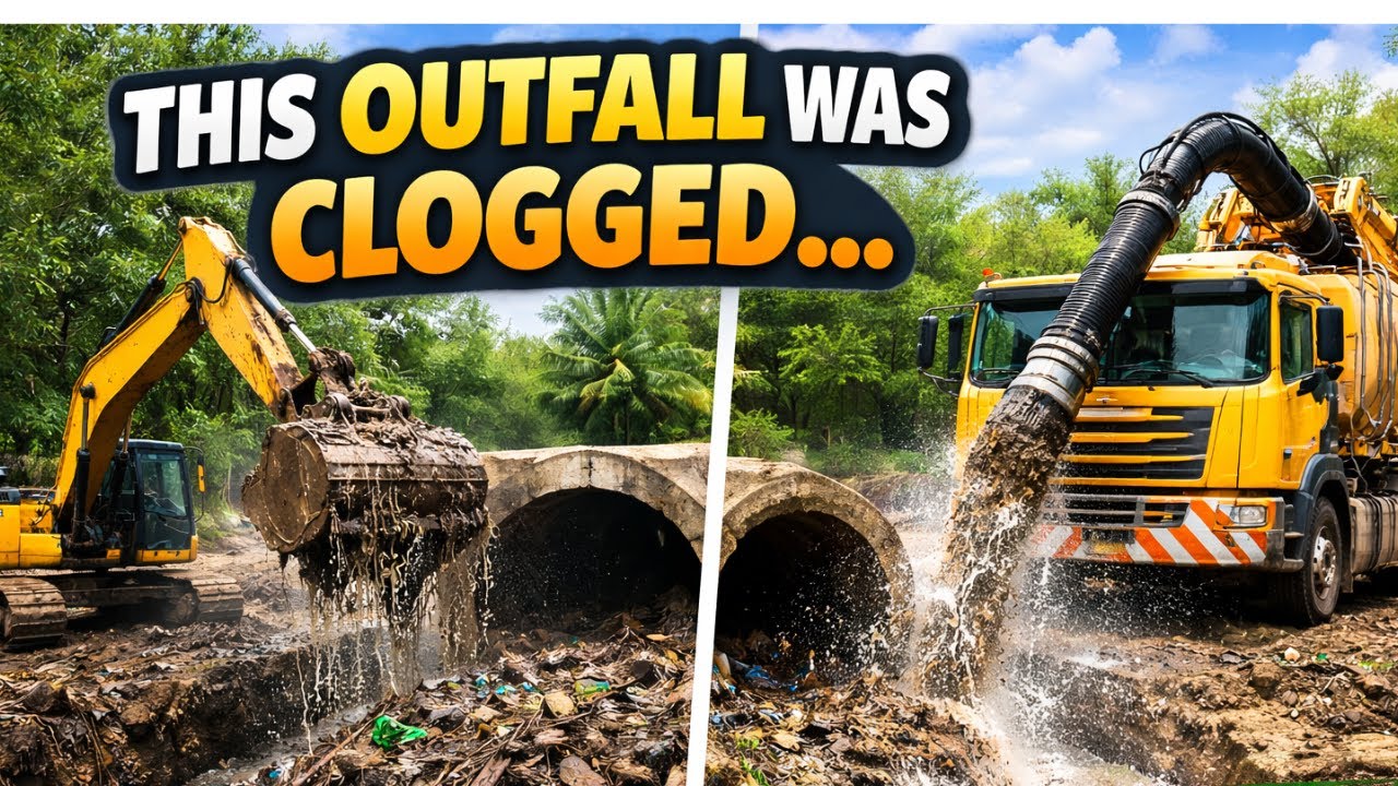 This Outfall Was Clogged… Not Anymore