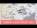 Drawing a mini fantasy map