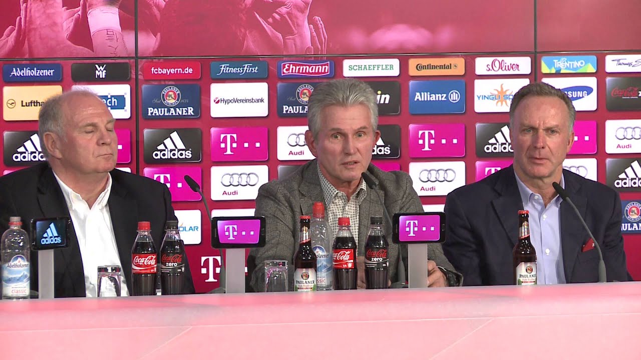 FC Bayern München - Abschlusspressekonferenz von Jupp Heynckes: Rückzug ja, Rücktritt nein! jupp heynckes beşiktaş