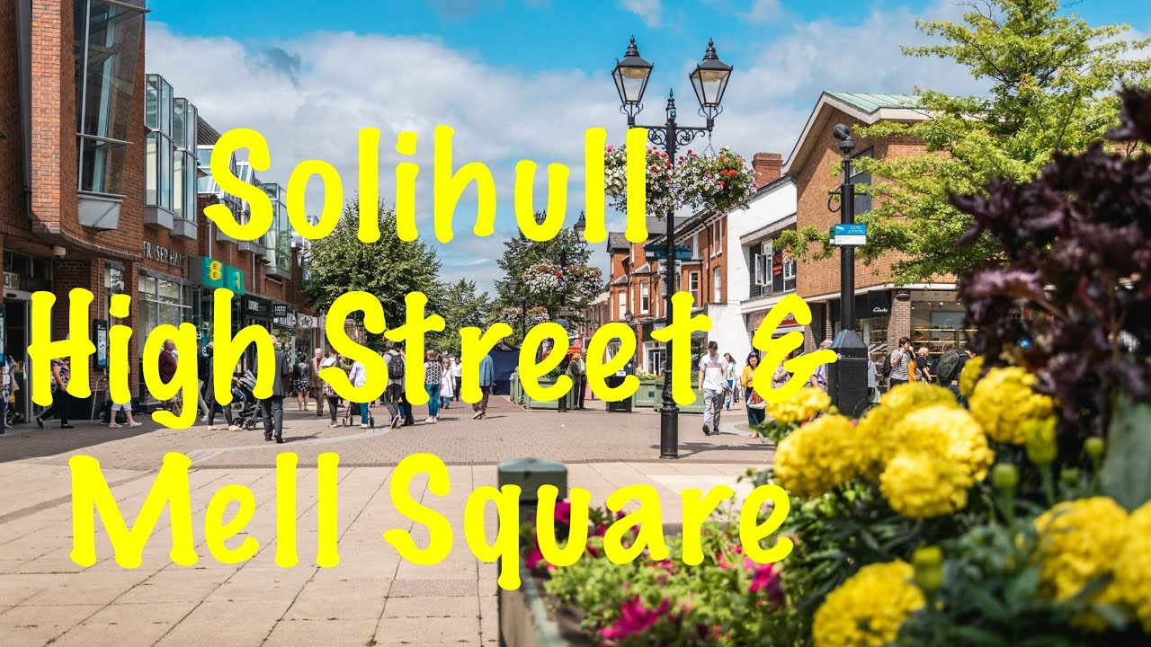 Solihull Town Centre & Mell Square | High Street Walk | Food & Drinks
