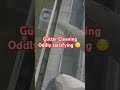 Oddly Satisfying Gutter Cleaning #lawnlife #lawncare #gutterclean #guttercleaning #guttermaintenance