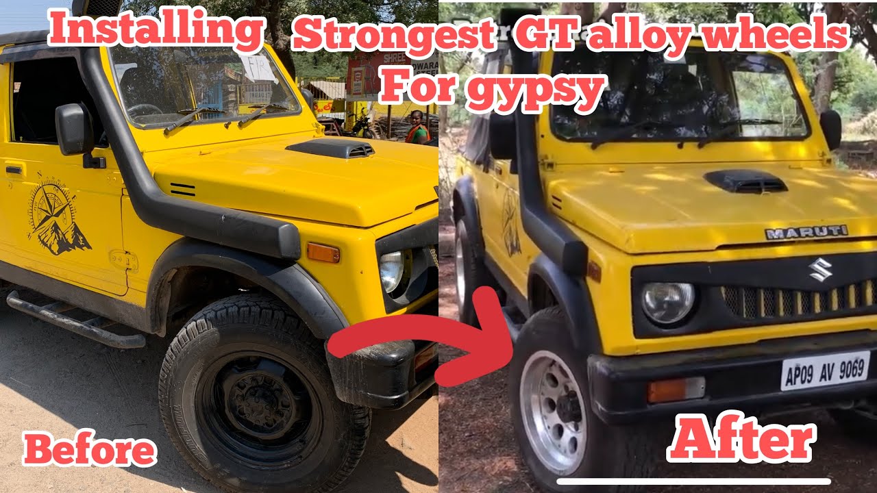 Installing GT alloys for gypsyBest tyre size for gypsyTyre upgrade