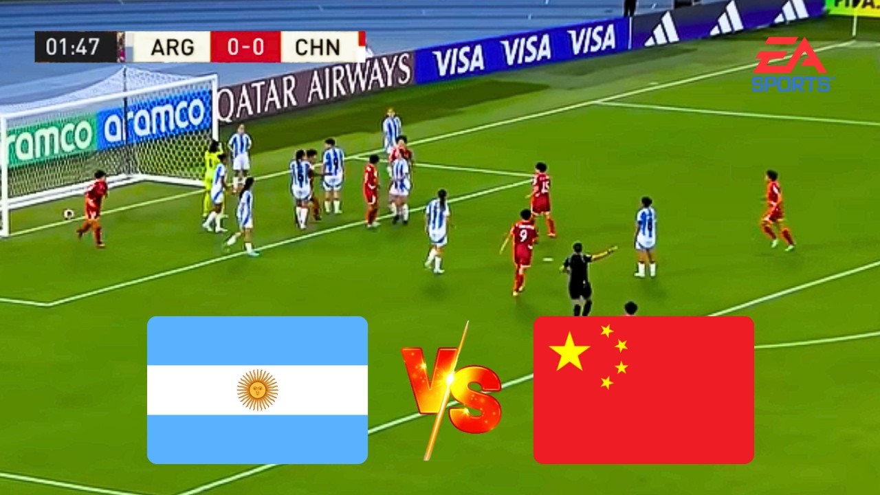 Battle of Two Football Cultures: Argentina vs China Women’s Football Showdown | FIFA23 Gameplay