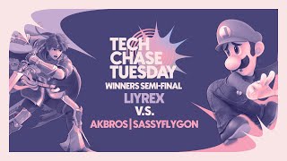 Liyrex (Roy) vs Akbros | SassyFlygon (Luigi) | Winners Semis | Tech Chase Tuesday 40