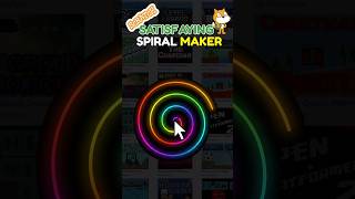 Satisfying Rainbow Spiral in Scratch!  #scratch