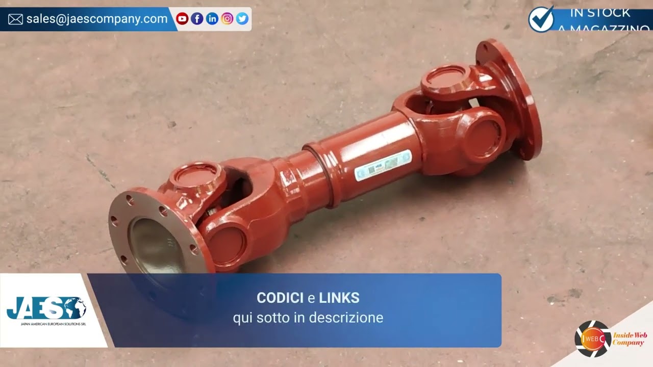 ELBE 0.117.131.000 (INSTOCK) CARDAN-SHAFT DRIVE - TRASMISSIONI CARDANICHE -  TRANSMISIÓN CARDAN - YouTube