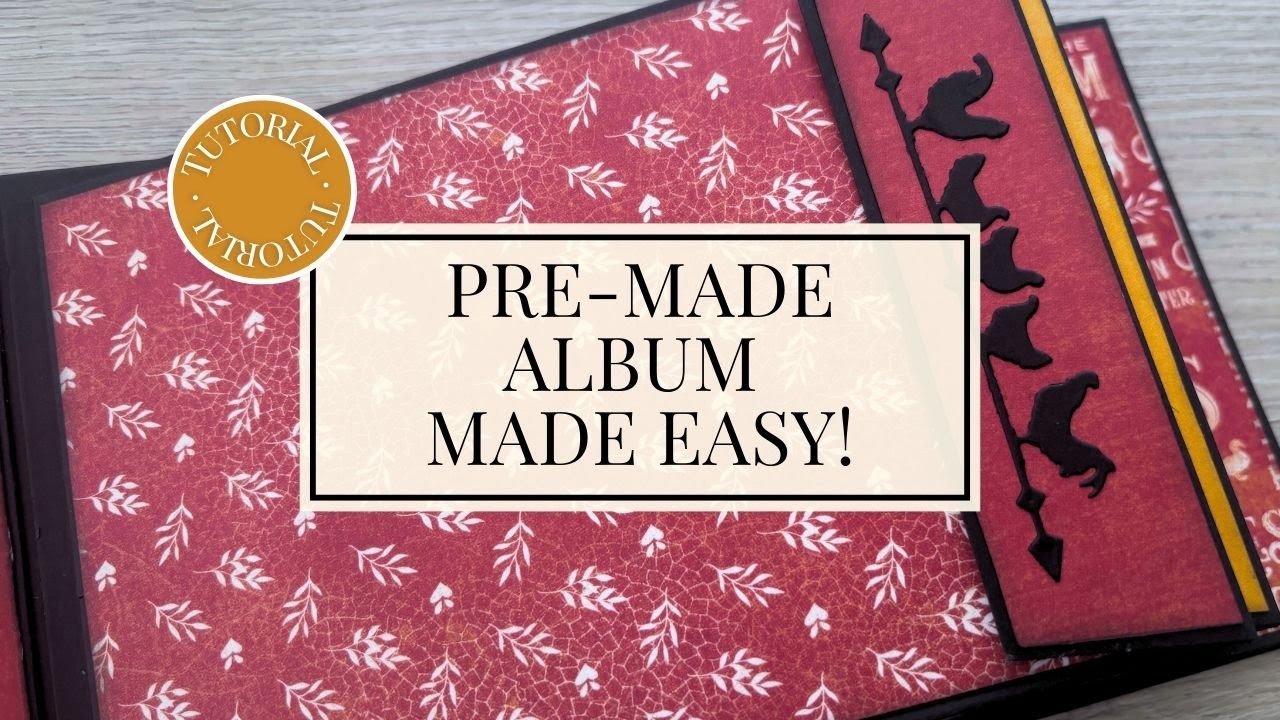 New to Pre-Made Albums? Farmhouse Policy Envelope Album Tutorial