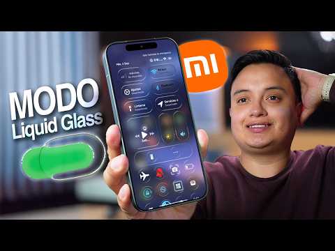 Activa YA el MODO Liquid Glass en el Centro de Control de Cualquier Xiaomi (Quita el Gris)