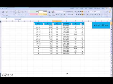 Learning Excel Lesson 51 - Sort and Filter - Data Filtering System in Excel