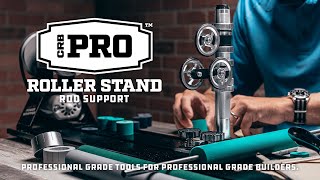 Product Showcase: CRB Pro Roller Stand | Rod Building Support Stand for RBS-Pro Power Wrapper