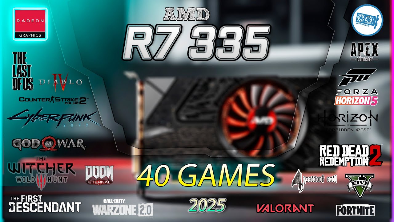 Gaming Tests in 2025 | AMD Radeon™ R5 335 in 40 GAMES | Is it Playable? Find out Now!