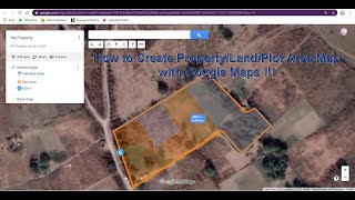 How to Create Property/Land/Plot Area Map with Google Maps !!! screenshot 4