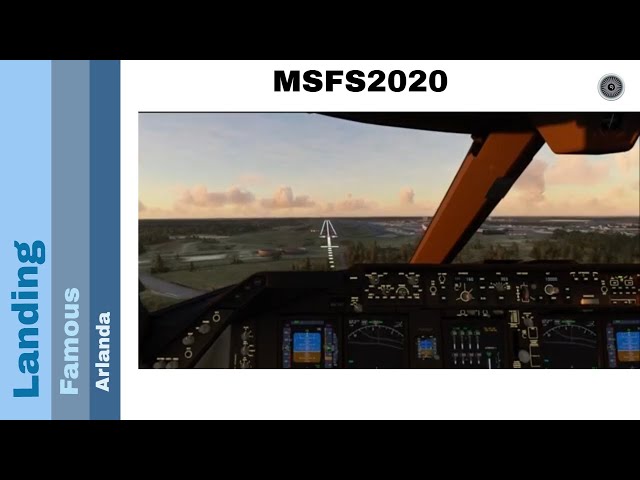 Flight Simulator 2020 - Landing challenges - Arlanda