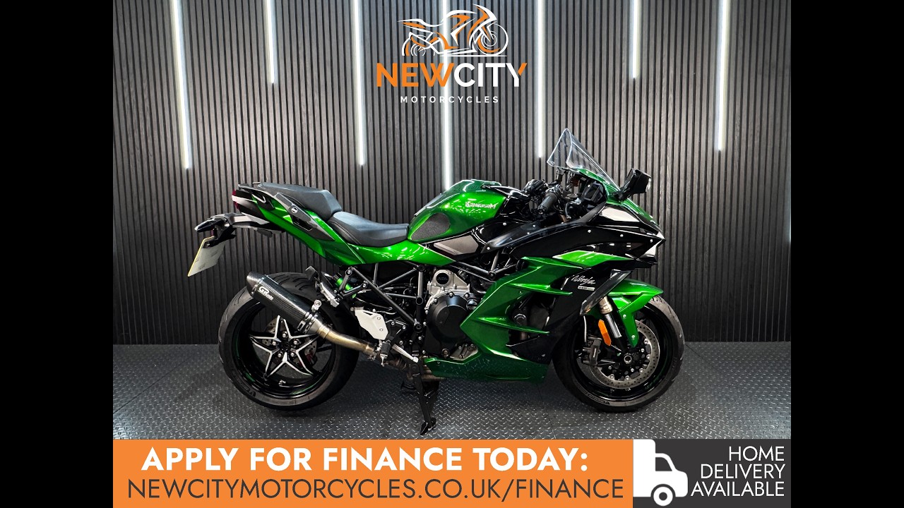 2019) Kawasaki Ninja H2 SX 998 SE Green 9149 Miles Used - YouTube