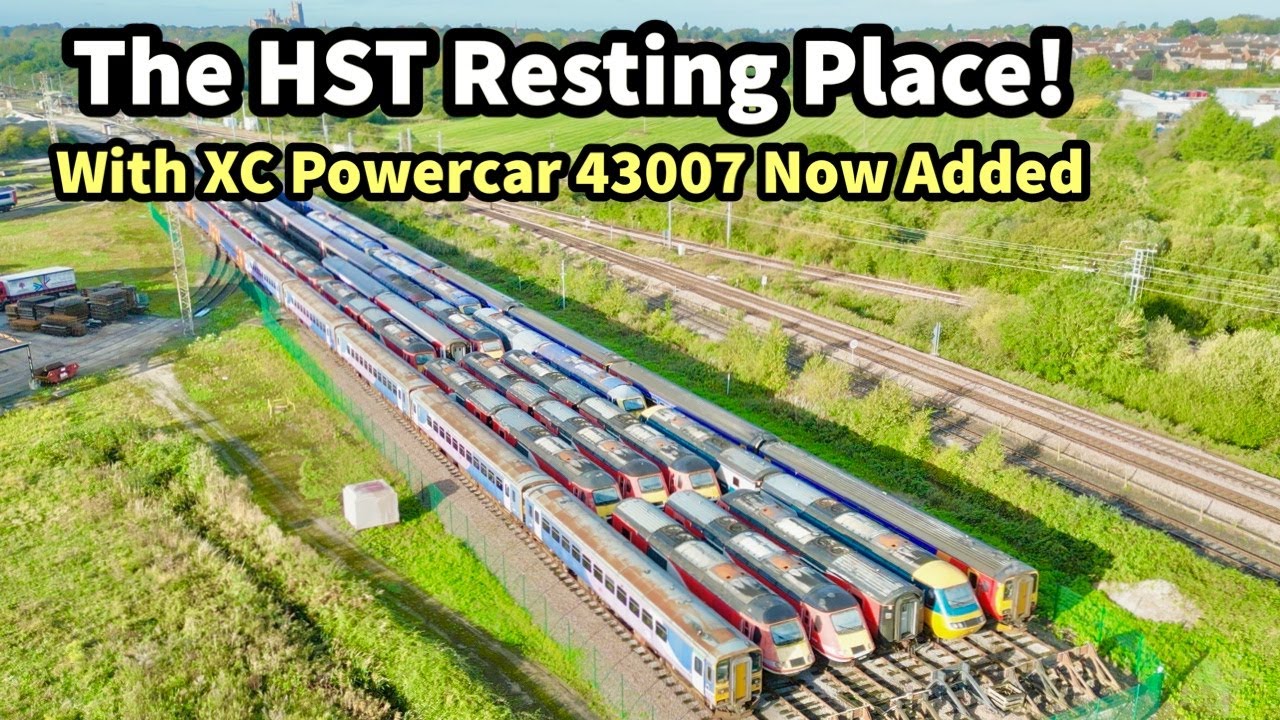 The HST Power Car Resting Place - Ely Papworth Sdgs now including XC 43007..!
