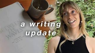 starting a new book and rereading my old manuscripts | a life and writing update 🌱