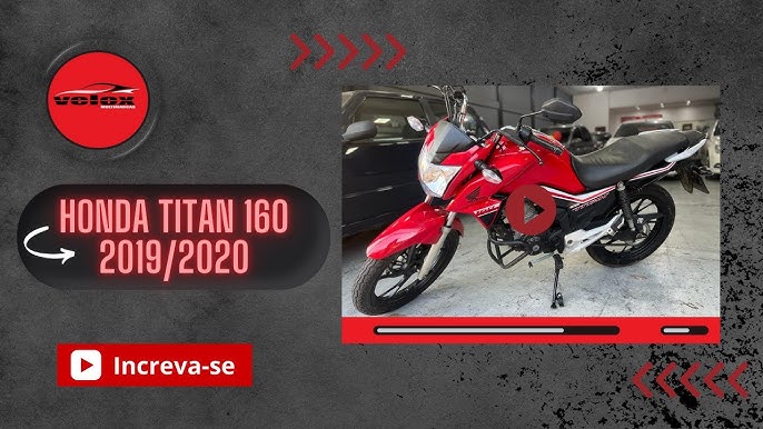 Motos no grau - Titan 160 Super 2020😍🚀🗝