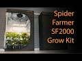 Spider farmer sf2000 grow kit test and review