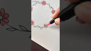 Circle Frame Border Ideas💕 | Spring Doodles 🌸 | Cute Headers / Banners & Title ideas 💗