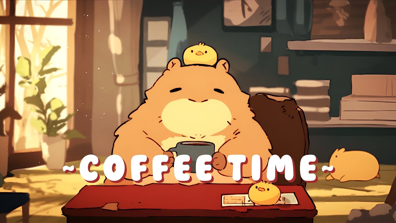 Capybara Music Corner | Chill Jazz Beats to Relax/Study 🌸 ☕