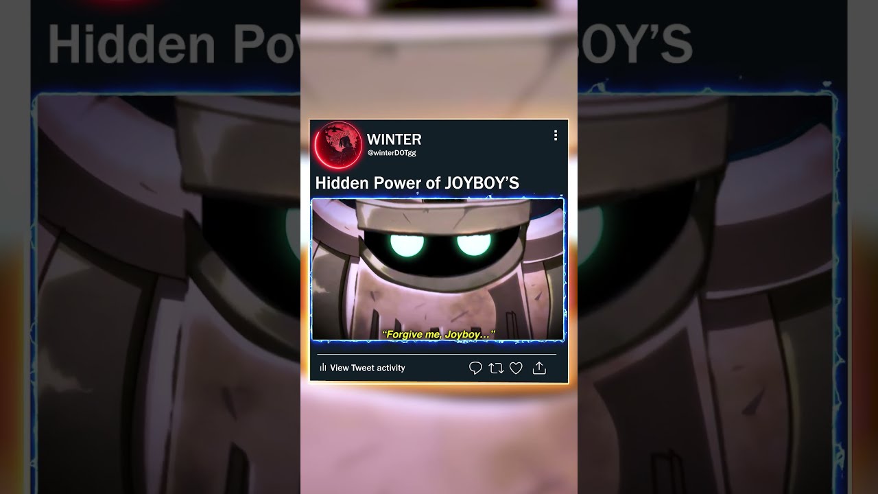 Joyboy S Hidden Power One Piece Manga Animation 1122 By Vraxxo Onepiece Anime