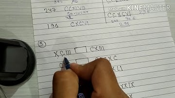 ROMAN NUMERALS/part-4/ class-5 th/ exercise question