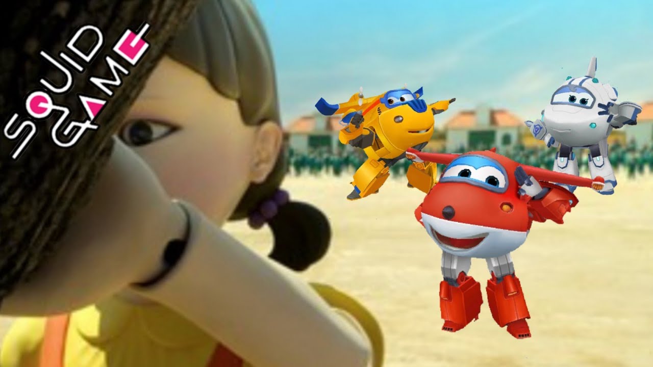 Super Wings Jett Run - SQUID GAME