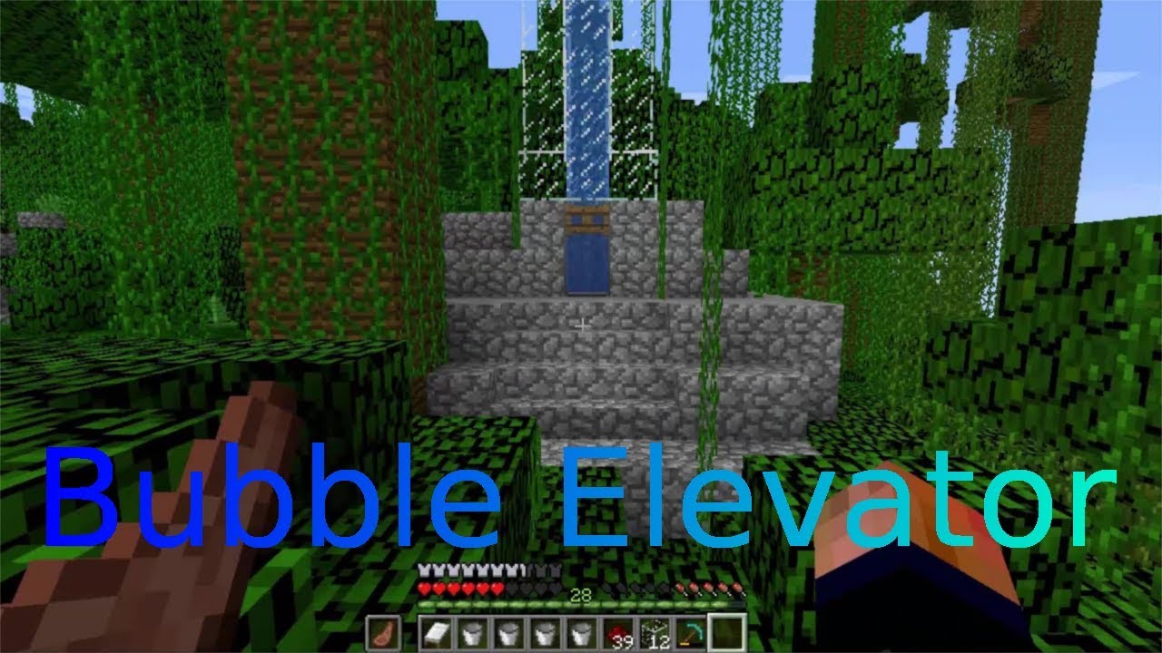 I Try to Make a Bubble Elevator 1.13 Update - Tutorial - YouTube