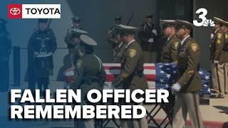 Fallen Metro officer remembered at funeral for sacrifice strength and service