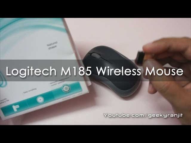 betale sig skillevæg Højttaler Logitech M185 a excellent affordable Wireless Mouse - YouTube