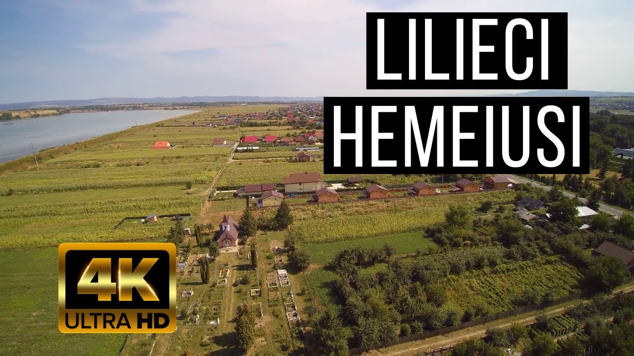 Lilieci Bacau Hemeiuș Drona Imagini Aeriene Aerial Footage 4k 2016 Romania Rumänien