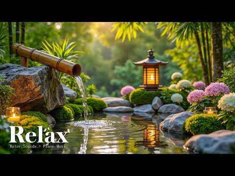 Relaxing Piano Music for Inner Peace, Meditation, Stress Relief & Calm Mind🌿Healing Waterfall Sound
