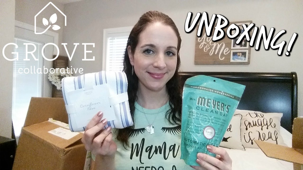 GROVE CO. UNBOXING MAY 2018! NATURAL CLEANING PRODUCTS! YouTube
