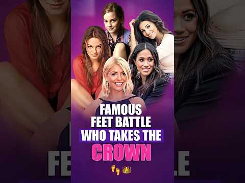 Celebrity Feet Wars: Who’s Stealing the Spotlight? #viral #viralvideo #viralshorts #shorts #feet