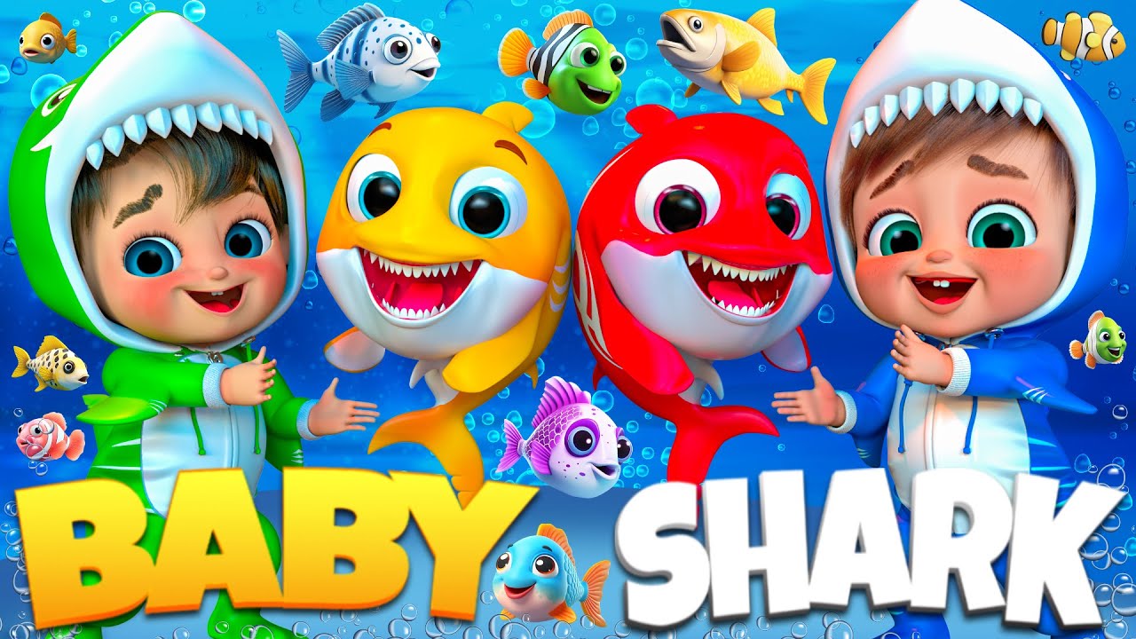 Baby Shark Happy Fin Song - Kids Songs & Nursery Rhymes 
